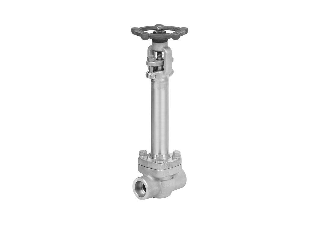 -196°C Cryogenic Extended Stem Socket Weld Forged Steel Gate Valve