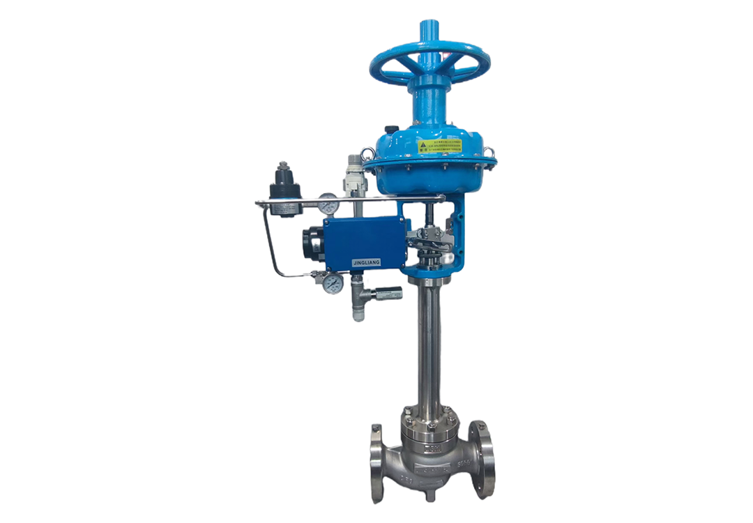 Pneumatic with Manual Stainless Steel Cryogenic Globe Valve