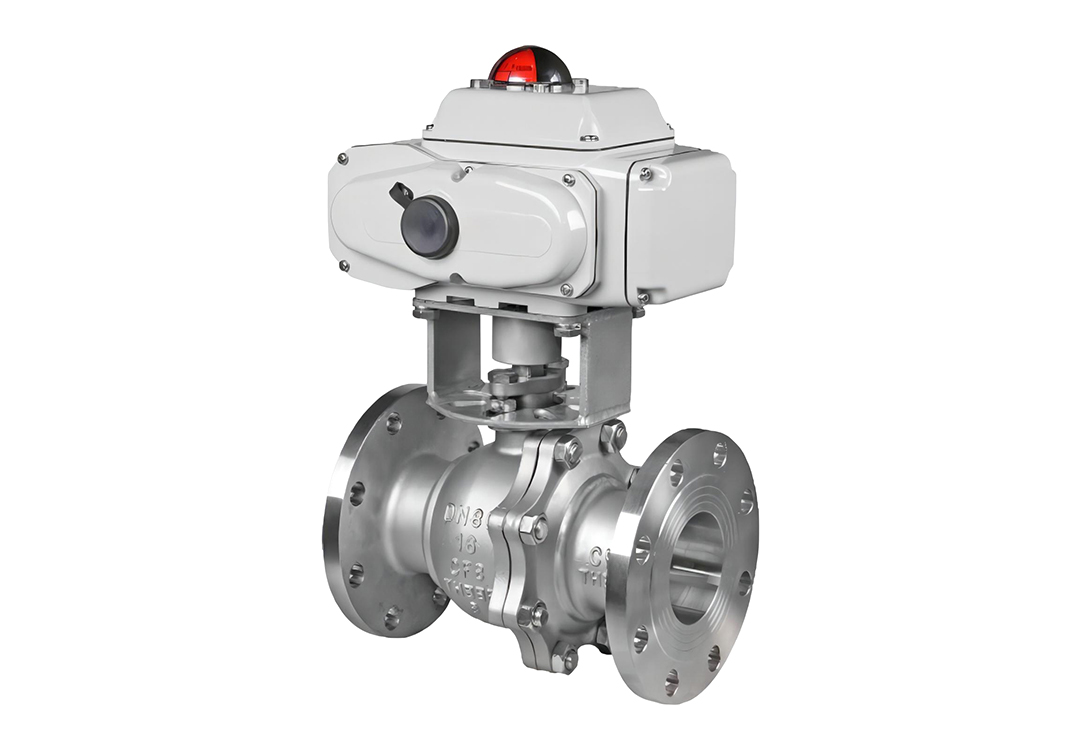 Two-Piece Electric Flanged Ball Valve