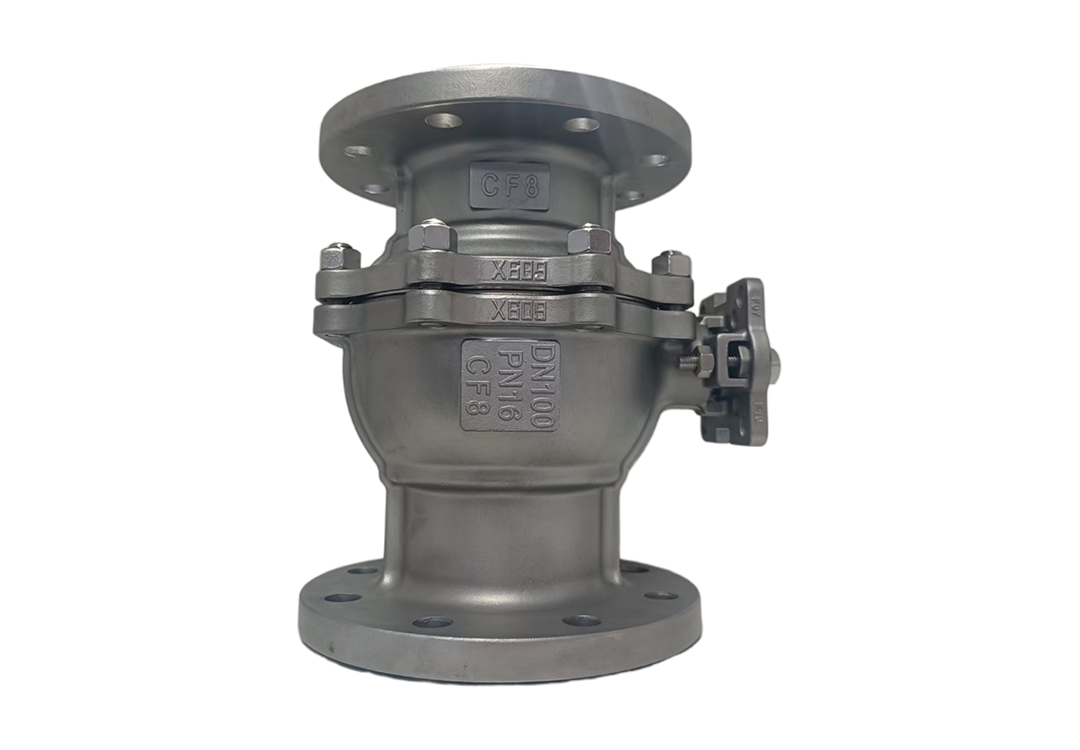 Two-Piece Cast Stainless Steel Floating Ball Valve