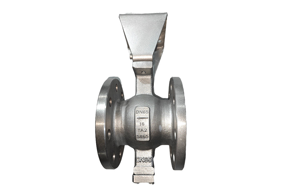 Pneumatic TA2 Titanium Alloy Special Material V Port Ball Valve