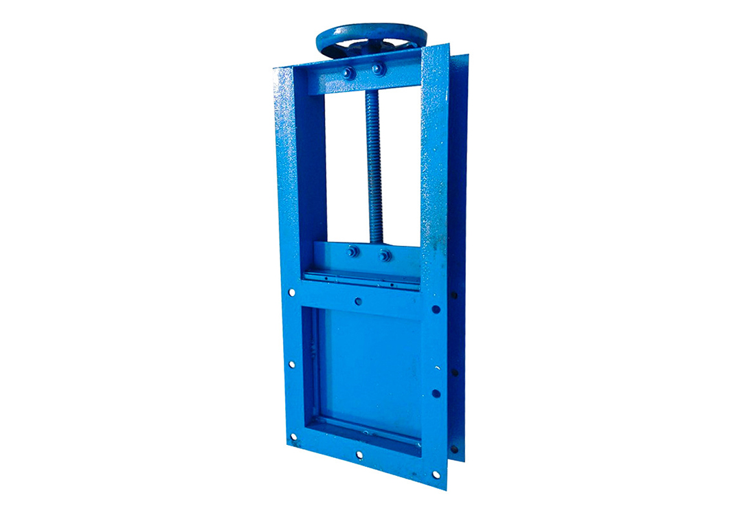 Manual square knife gate valve